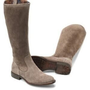 Born Crown Cady Suede Leather Over The Knee Riding Boots Women's 7.5